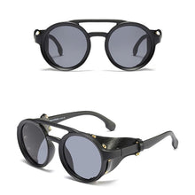 Load image into Gallery viewer, 1916 Retro Sunglasses w/ Leather Side Shields