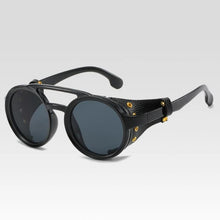 Load image into Gallery viewer, 1915 Retro Sunglasses w/ Leather Side Shields
