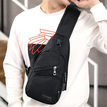 Load image into Gallery viewer, Casual Chest/Crossbody Bag with USB - 3 Colors