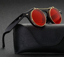 Load image into Gallery viewer, 1912 Vintage Round Flip Up Sunglasses
