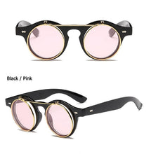 Load image into Gallery viewer, 1912 Vintage Round Flip Up Sunglasses
