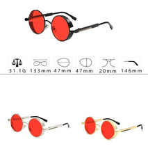 Load image into Gallery viewer, 1955 Vintage Round Transparent Sunglasses
