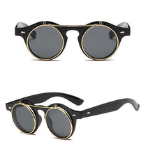Load image into Gallery viewer, 1912 Vintage Round Flip Up Sunglasses
