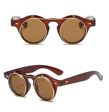 Load image into Gallery viewer, 1912 Vintage Round Flip Up Sunglasses

